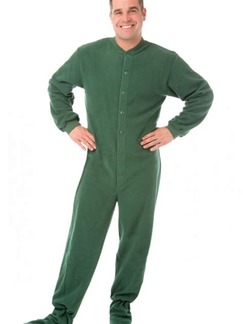 big footed pajamas|footed pajamas for big men.